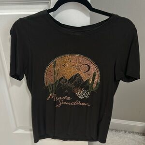 H&M Grey Graphic Tee Size XS